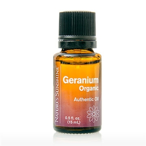 Nature's Sunshine Geranium, Organic Essential Oil (15 ml)