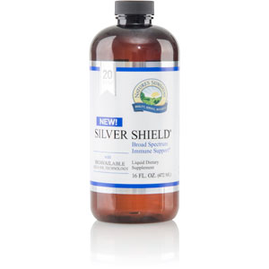 Nature's Sunshine Silver Shield wAqua Sol (20 Ppm) (16 fl. oz.)